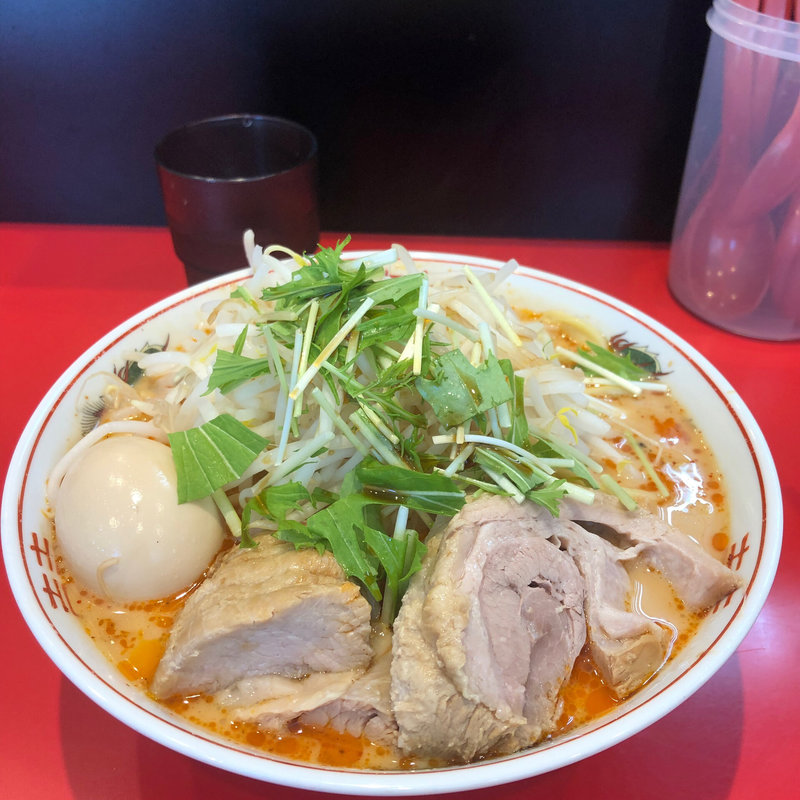 スパ辛ラーメン＋豚1枚味玉(ラーメン 風らいぼう)