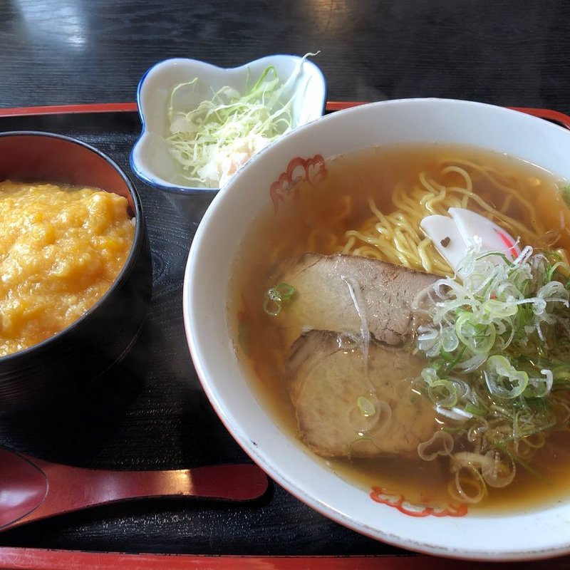 中華そばとミニカツ丼のセット(ときわ食堂 )