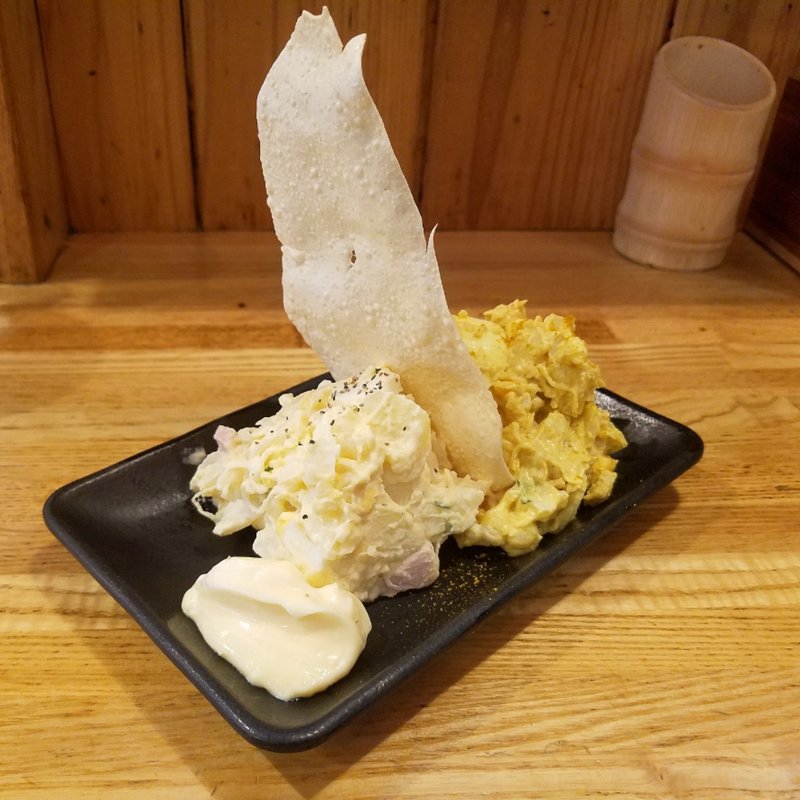 2色のポテトサラダ(炭焼 やきとん なみ平 大久保店)