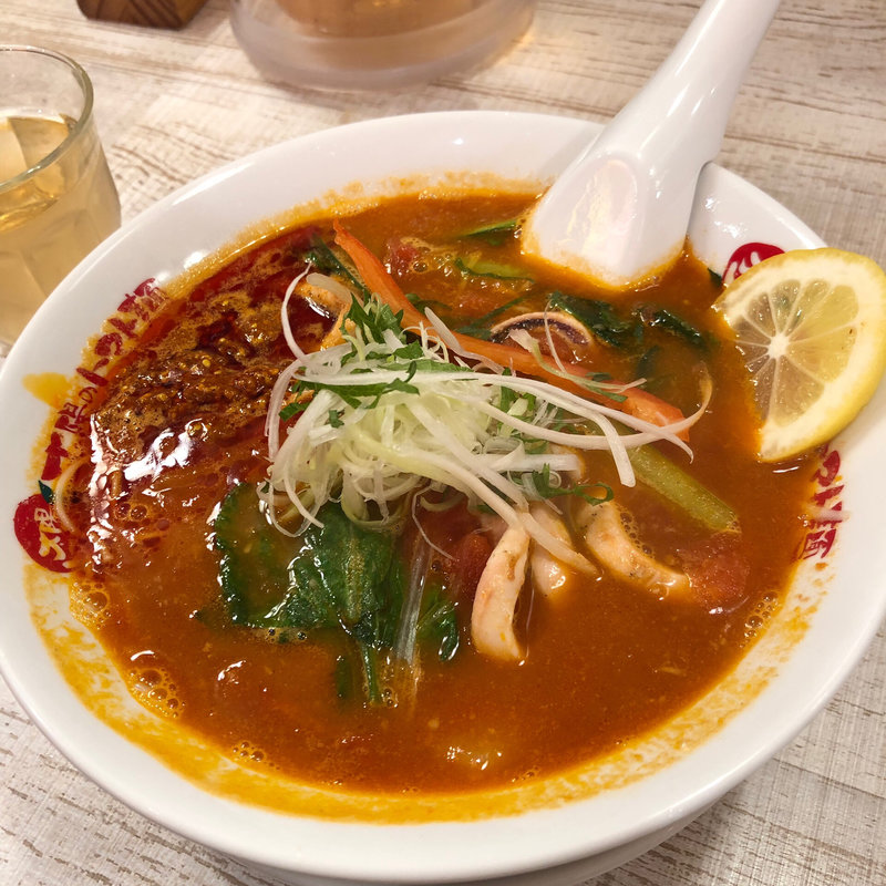 地中海風エスニックトマト麺(太陽のトマト麺 福島駅前支店)
