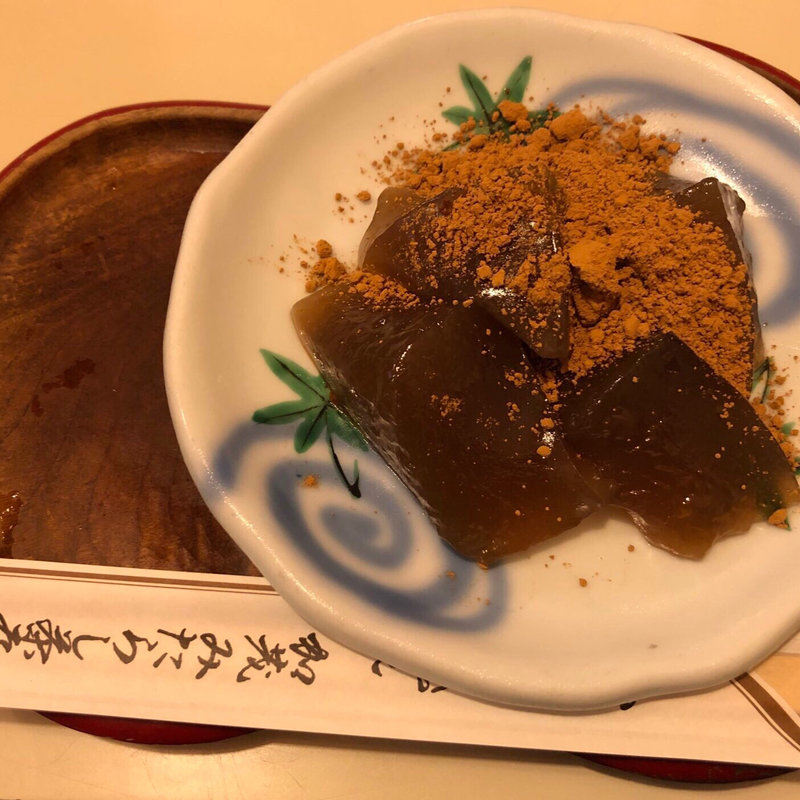 わらび餅(加茂みたらし茶屋)