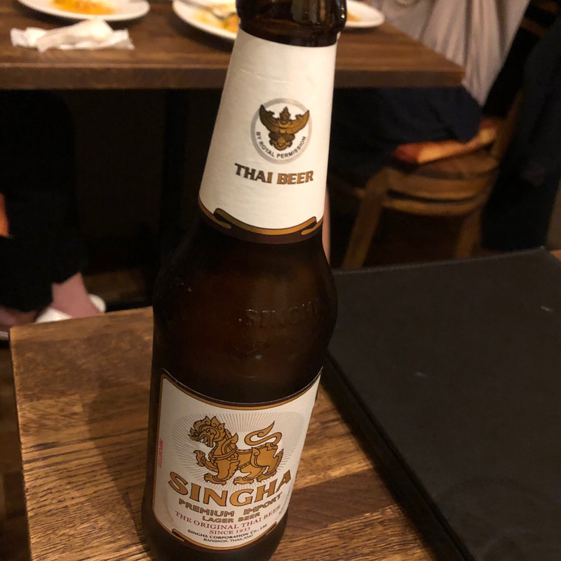 シンハービール(タイ料理 スワンナプームタイ)