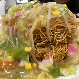 長崎皿うどん(麺増量2倍)(リンガーハット イオンモール茨木店)