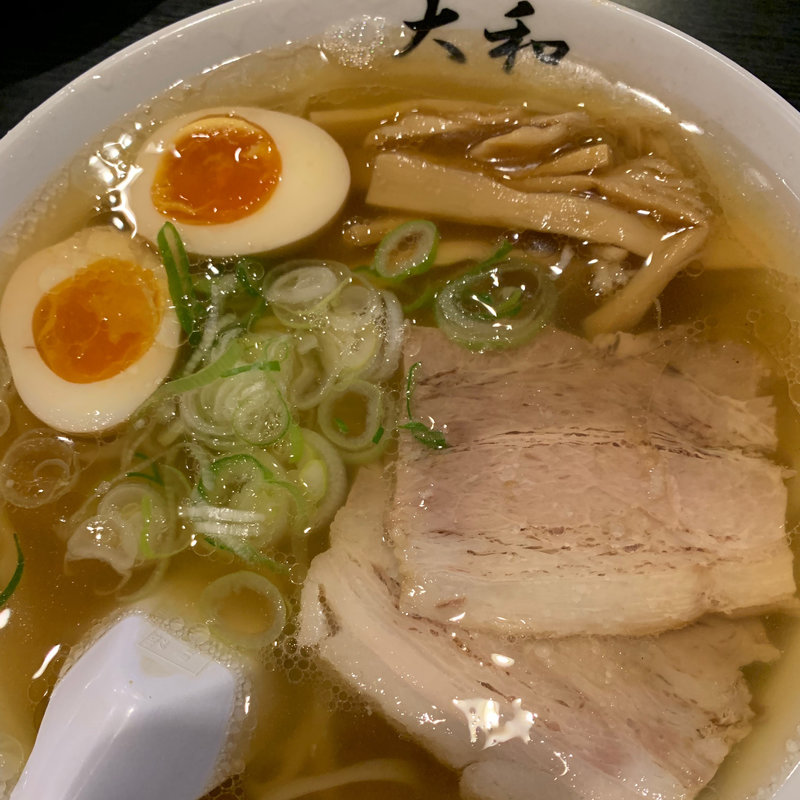 味玉ラーメン(佐野青竹手打ちラーメン「大和」)