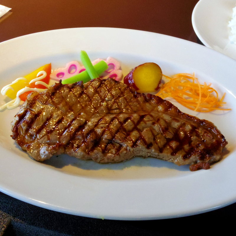 牛ロースステーキ(cafe&bar HOKUTEN)