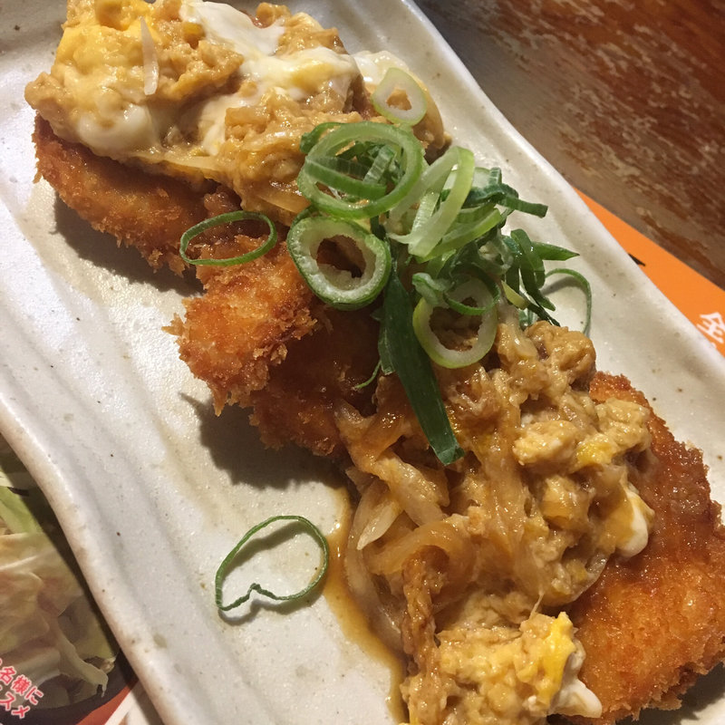 玉子とじチキンカツ(鳥貴族)