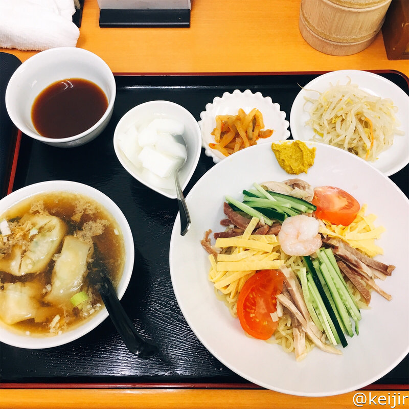 週替わり 冷やし中華 ワンタンスープ付き(小福館 )