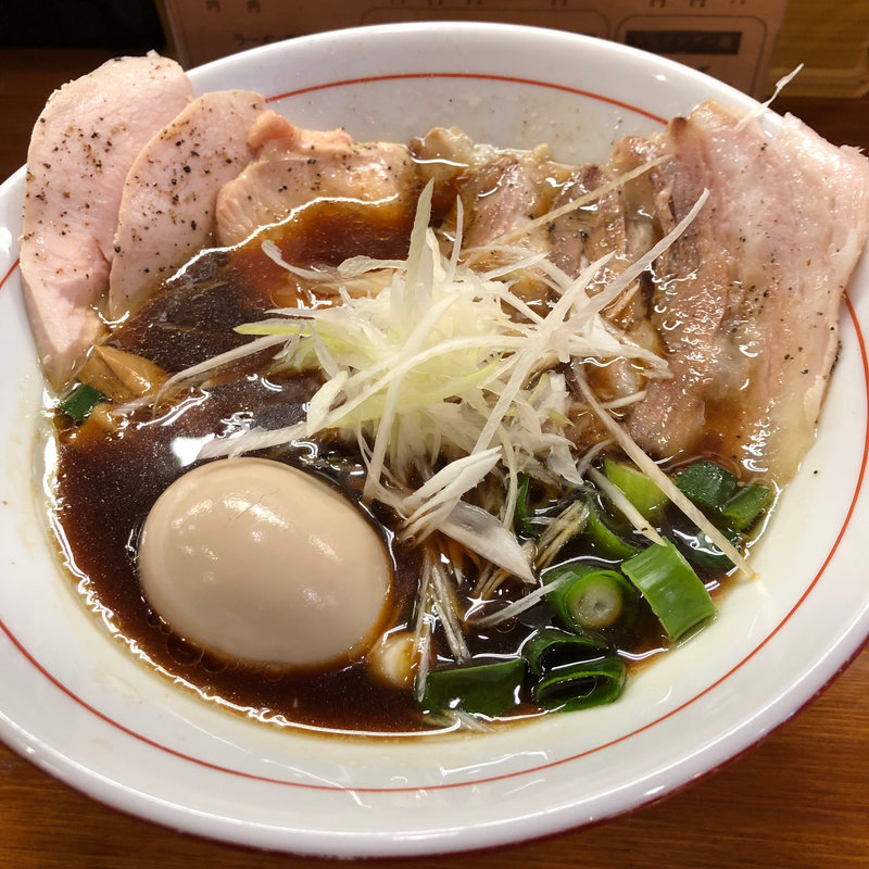 煮玉子肉そば(醤油と貝と麺 そして人と夢 )