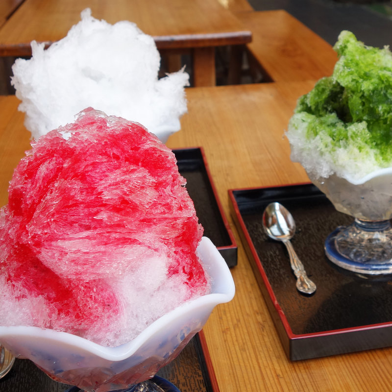 氷ぜんざい(川端ぜんざい広場)