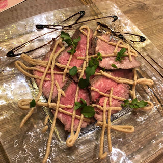 肉のカルパチョ(トリッパイオ アトレ浦和店)