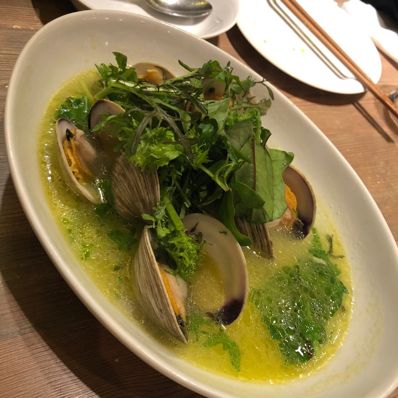 蛤の白ワイン蒸し(トリッパイオ アトレ浦和店)
