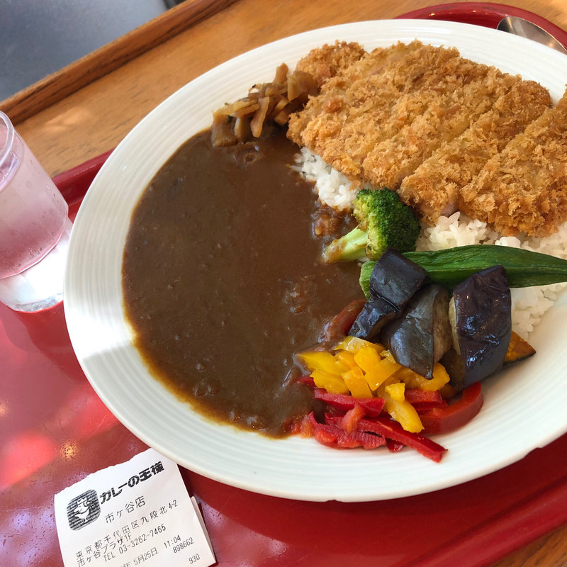 ロースカツカレー(カレーの王様 市ヶ谷店)