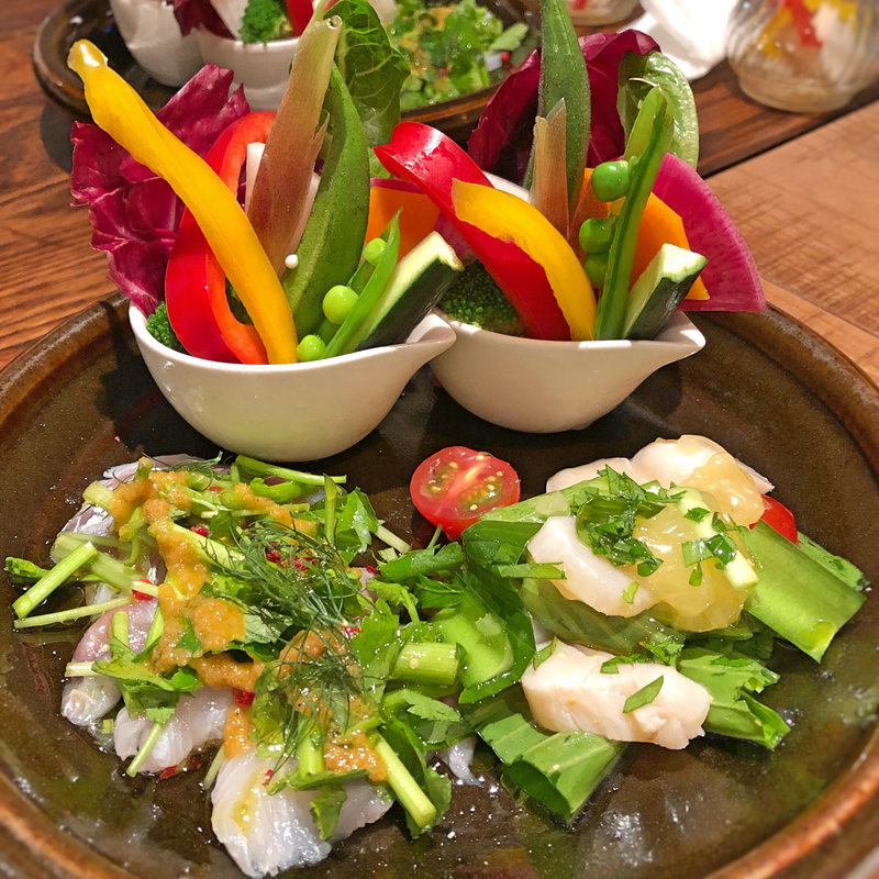 前菜の盛り合わせ(ワイン処Oasi)