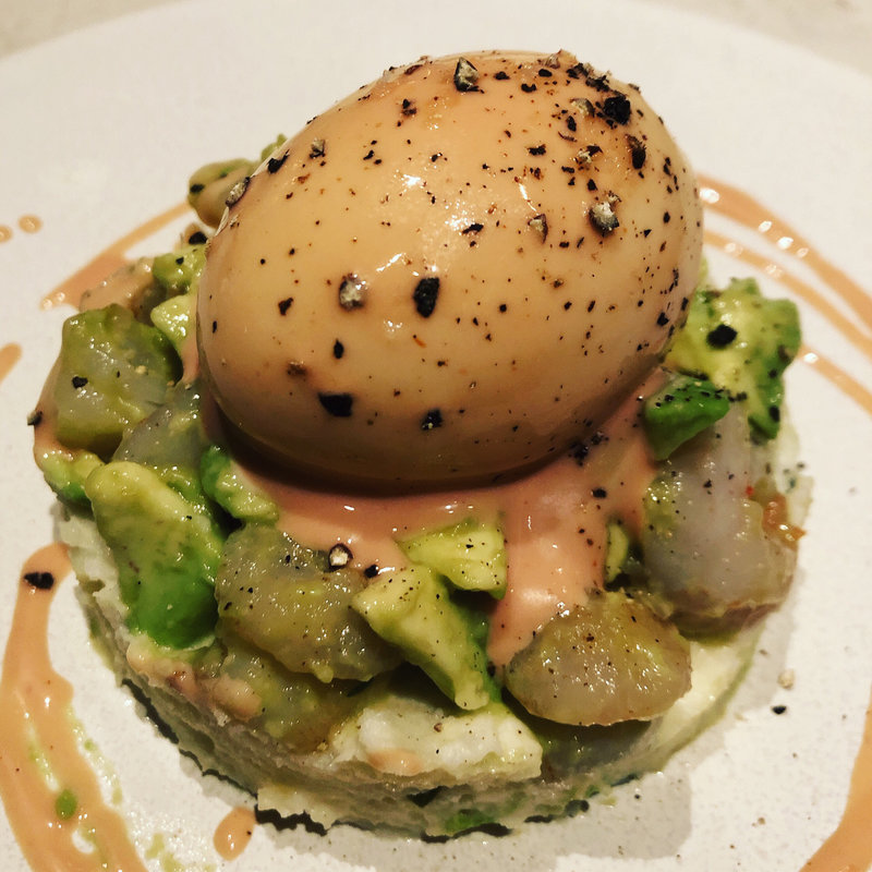 海老とアボカドのサラダ仕立て(ル・プール・ノワゼット)