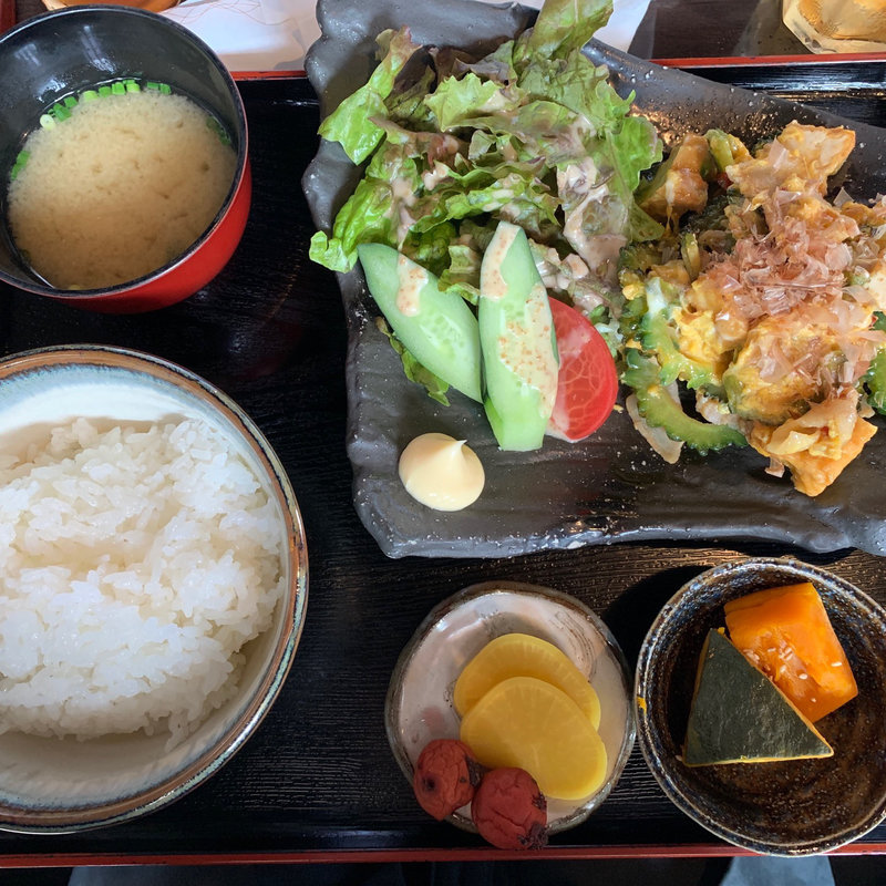 ゴーヤーチャンプル定食（日替わり）(天文館)
