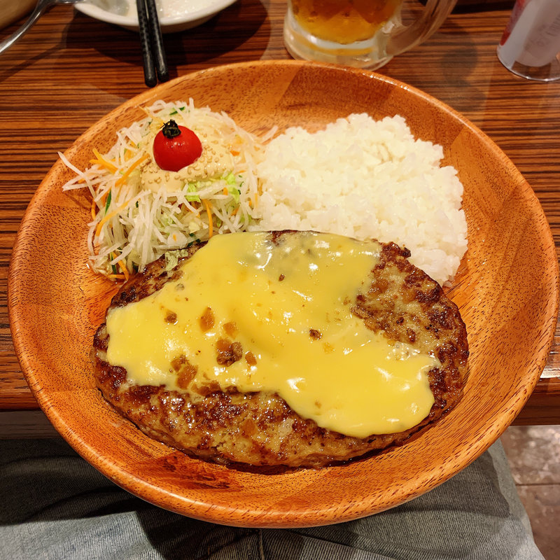 チーズバーグディッシュ（300g）(びっくりドンキー狛江店)