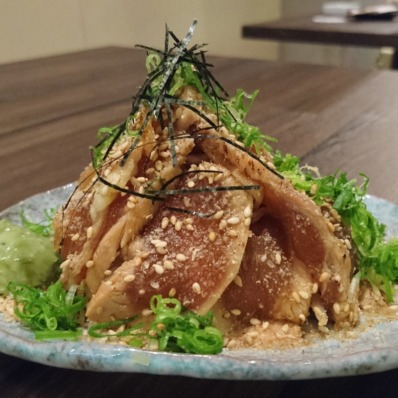 漬け鶏胡麻まみれ(鳥どシ　立川店)