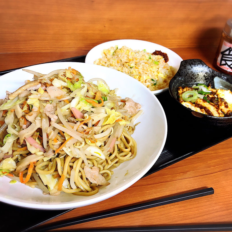 皿うどん定食(中国北方料理 知味観(しみかん))