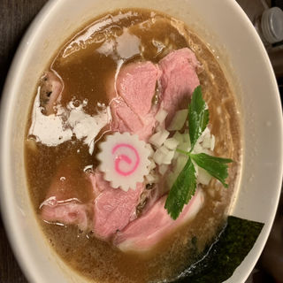 煮干し鶏濁らぁめん（大）(フスマにかけろ 中崎壱丁 （麩）)