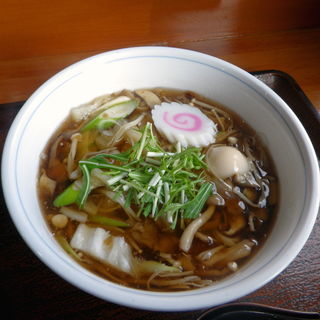 木の子あんかけ生卵めん(お食事処　ひろ亭)