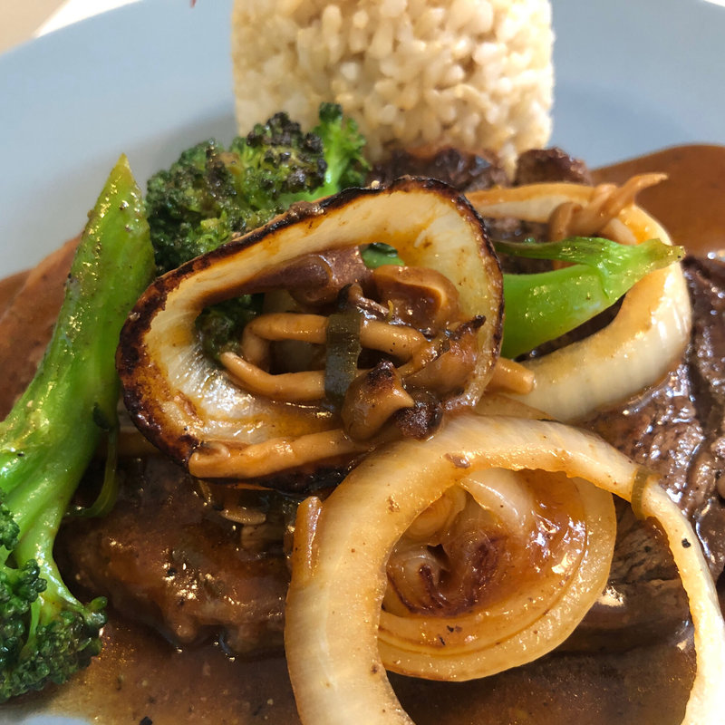 ペッパーステーキ(都電カフェ Toden Café)