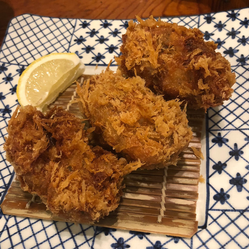 牡蠣フライ定食(かつ吉 水道橋店)