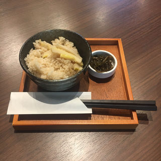 筍ご飯(萬田うどん)