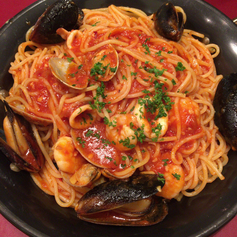 魚介たっぷりのペスカトーレ(パステルイタリアーナ中野マルイ店)