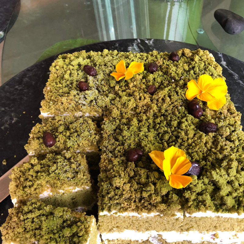 抹茶ミモザショートケーキ(バジリコ - Basilico)