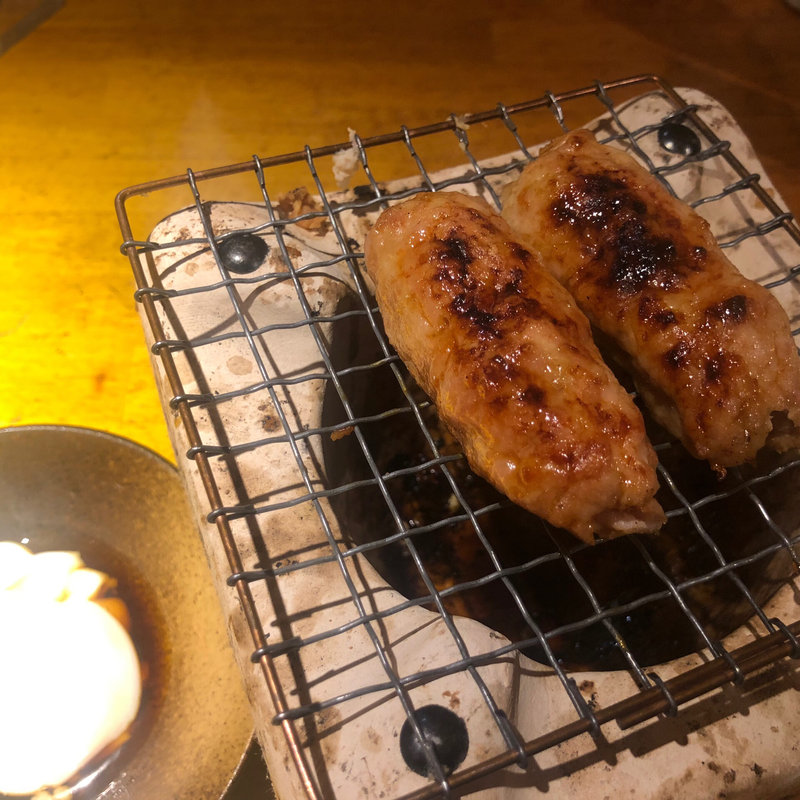 鳥一特製ふわふわつくね(2本)(鳥一伝承　焼鳥酒場ヤスモリ商店)