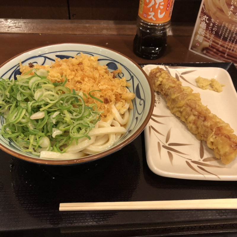ぶっかけうどん(丸亀製麺所沢プロペ通り)