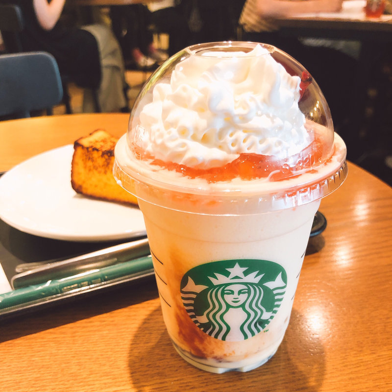 プリンアラモードフラペチーノ(スターバックス コーヒー 西五反田店)
