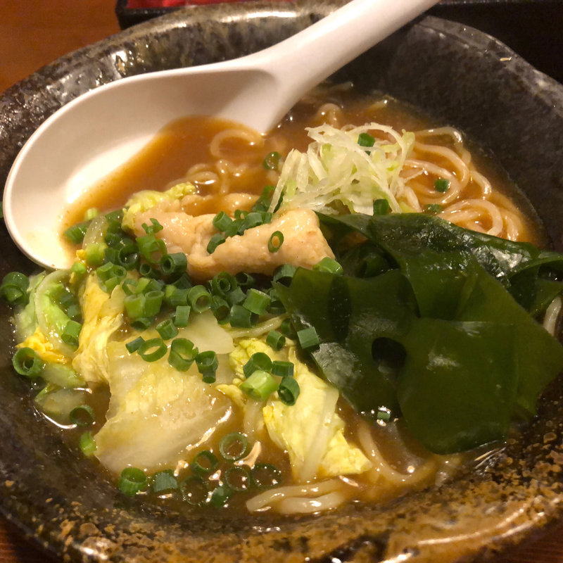 〆の優しいラーメン(駒八 慶応仲通り店)