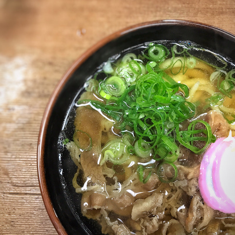 肉うどん(博多讃岐うどん 西通り大名店)