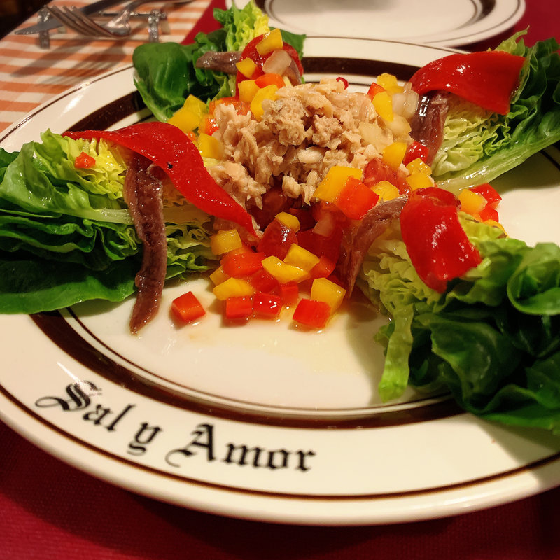 スペイン野菜"コゴジョ"のサラダ(サル イ アモール （Sal y Amor）)