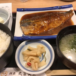 さば味噌定食(鮮魚丸富食堂)