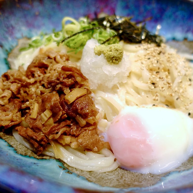 肉玉ぶっかけ(うどん屋麺之介 大阪店 )