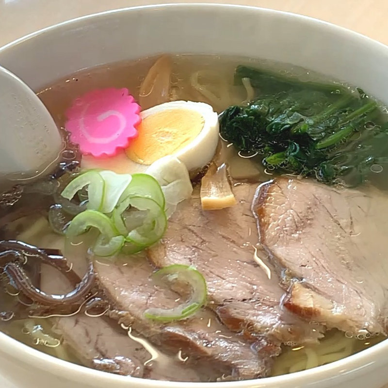 手もみ塩ラーメン 焼豚増し(麺楽 （ごくらく）)