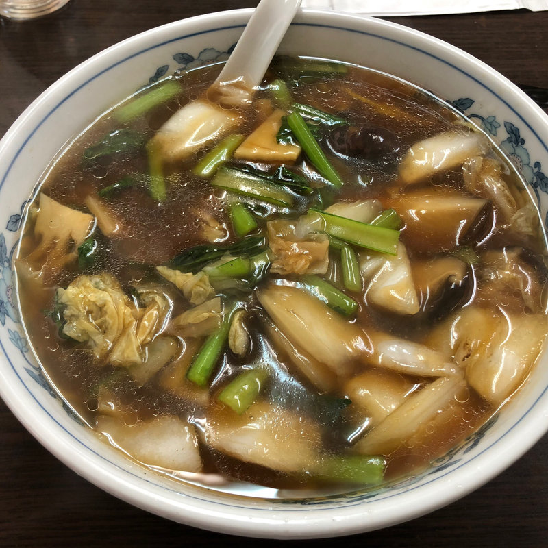 しいたけそば(中華茶屋 梁山泊 （チュウカチャヤリョウザンパク）)