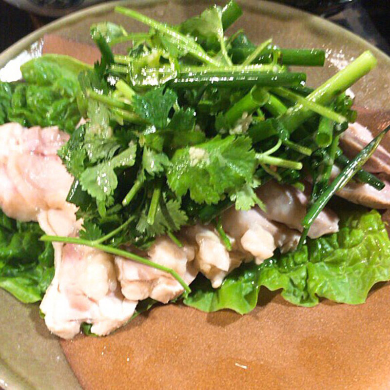 蒸し鶏(友酒家)