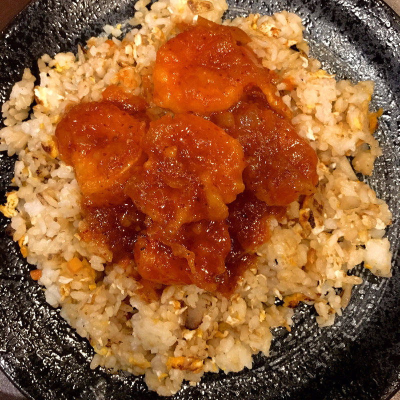 エビチリチャーハン(炭火 串焼きボンちゃん)