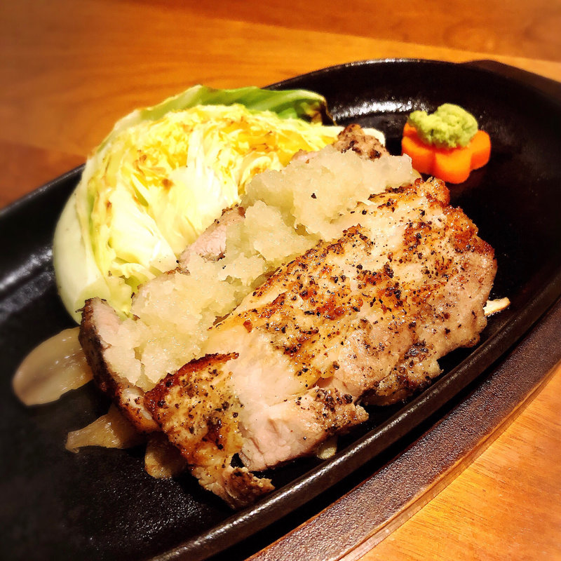  豚バラの炭火焼(かこいや 銀座七丁目店)