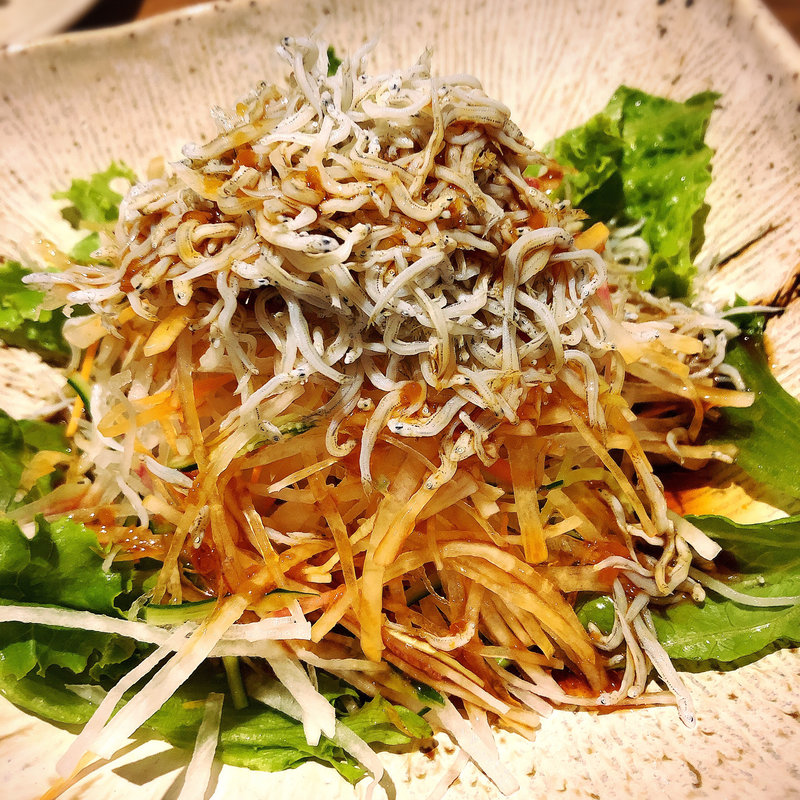 しらすたっぷり大根サラダ(かこいや 銀座七丁目店)