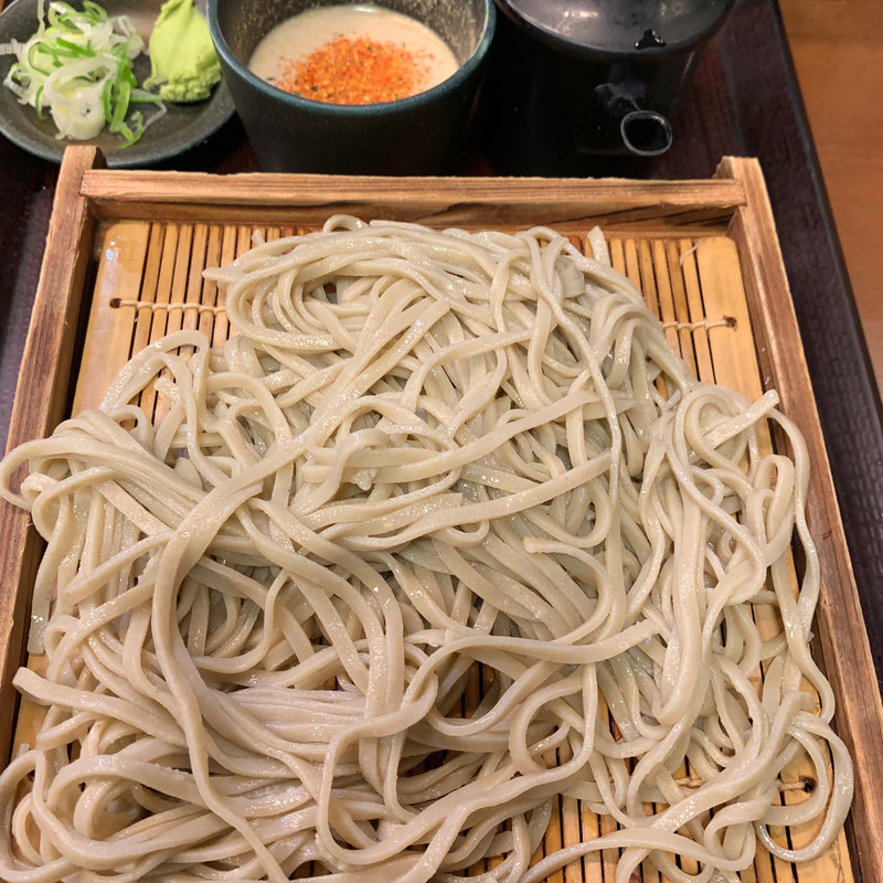 もり蕎麦(胡麻だれ)(嵯峨谷 水道橋店)