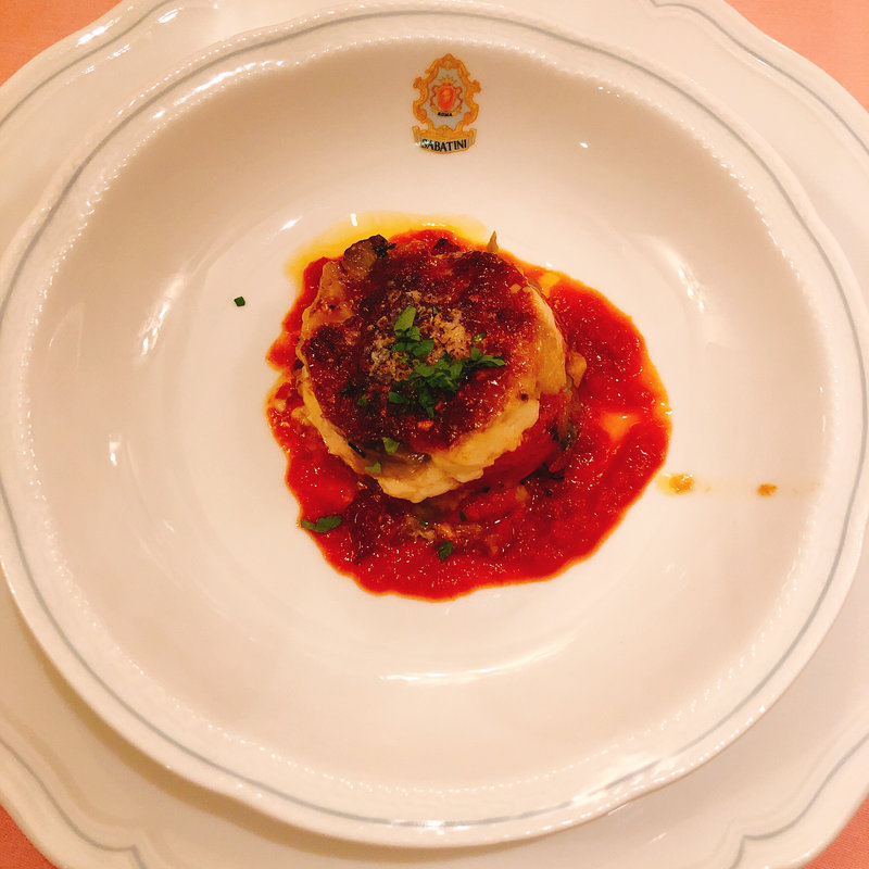 茄子のラザニア仕立て(サバティーニ)