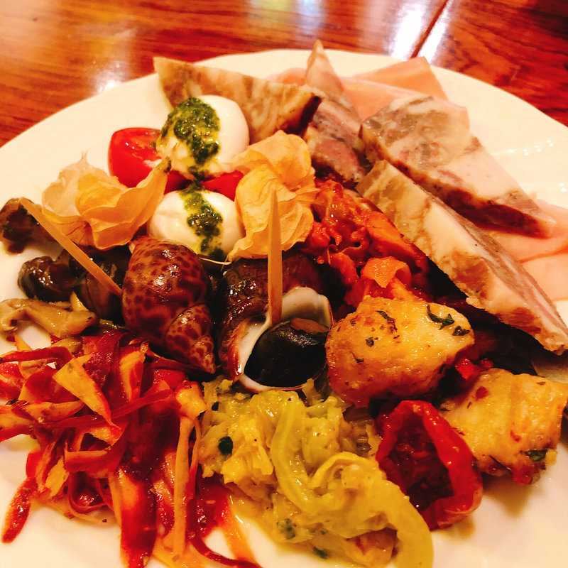 前菜盛り合わせ(オステリアレーブ （Osteria Leb）)