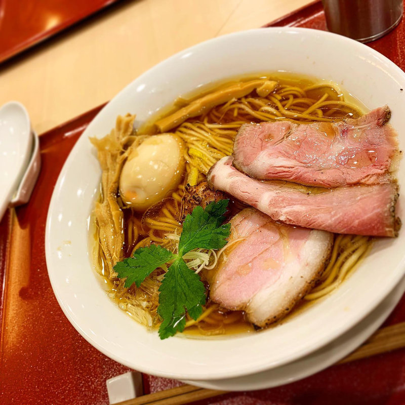 味玉中華そば(麦と麺助 新梅田中津店)