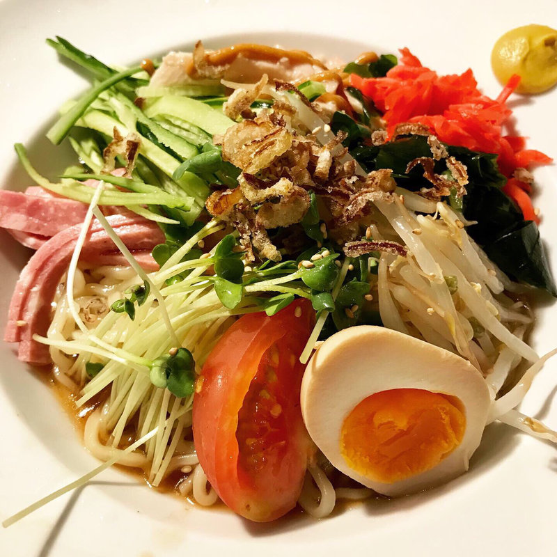 冷やし中華(麺飯食堂 なかじま)