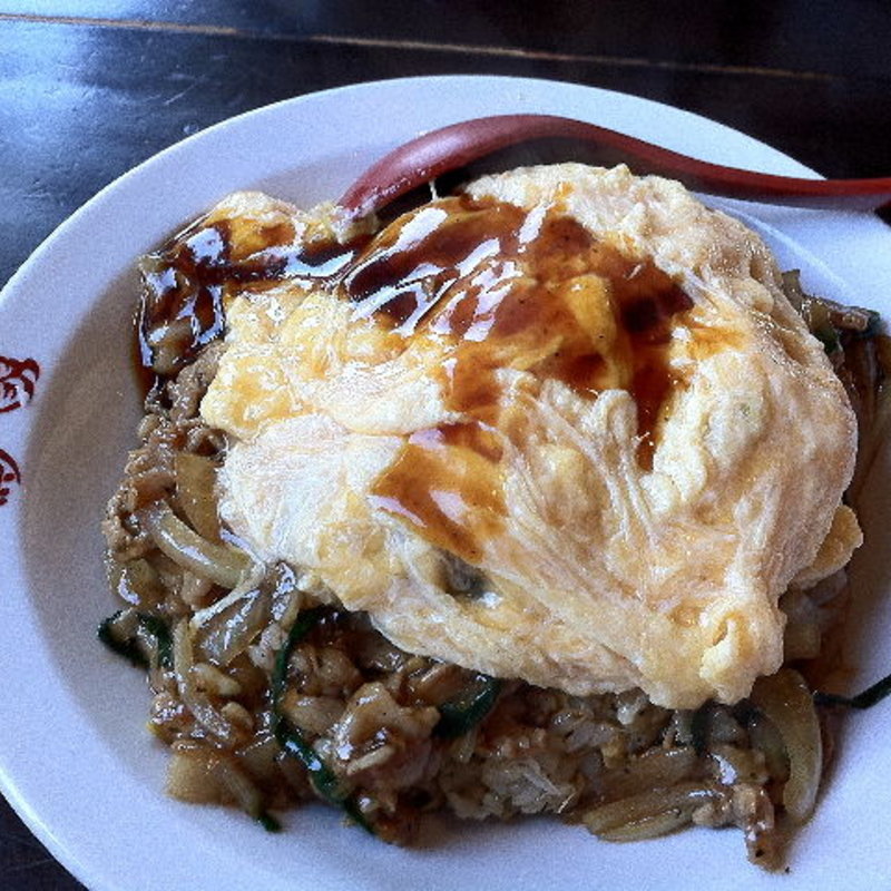 特製にんにくチャーハン肉のせ(圓家)