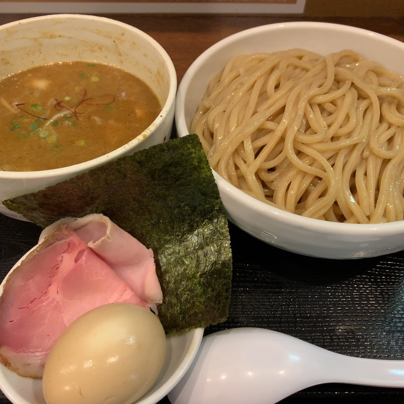 特製鶏魚介カレーつけそば(自家製麺 つけそば 九六)